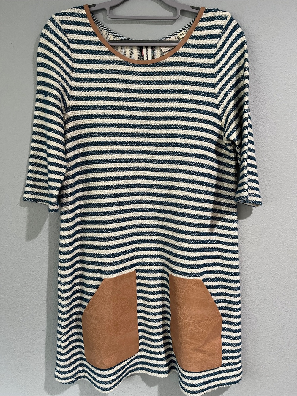 Anthropologie Postmark Sapony Striped Tunic Dress Medium